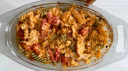 SOS Harissa Feta Pasta