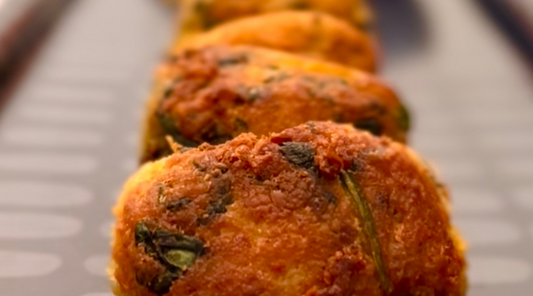 Harissa Chickpea Koftas