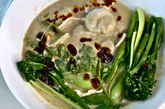 Green Curry Dumpling Soup