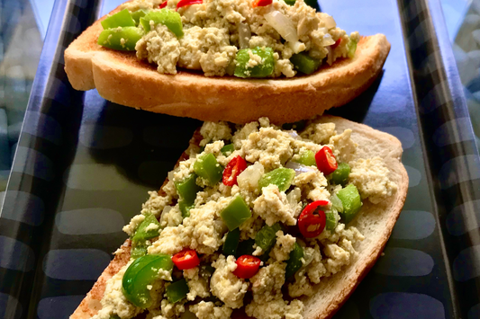 Thai Green Curry Tofu Toasties