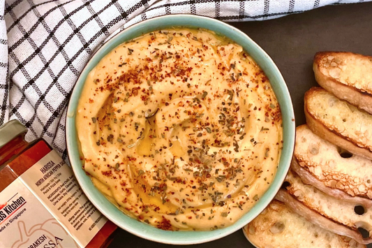 Smoky Harissa Eggplant Dip