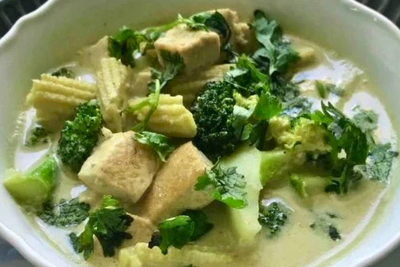 Veg Thai Green Curry Tofu