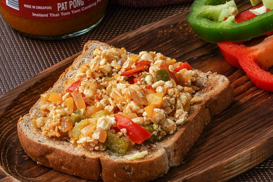 Tom Yum Tofu Toasties