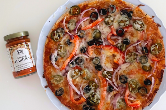 Harissa Veg Pizza
