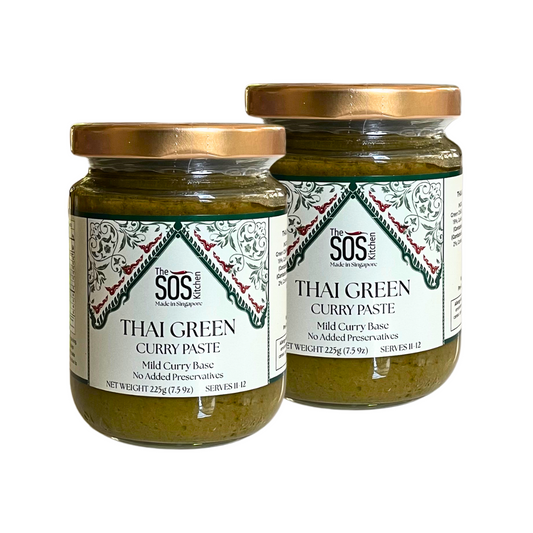 Value Bundle - Green curry paste- 225g (2 jars)