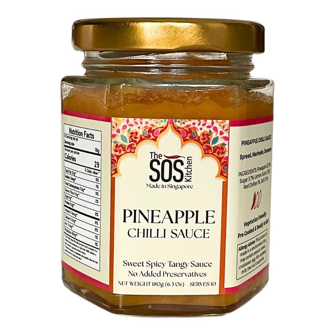 Pineapple Chilli Sauce 180G The SOS Kitchen Pineapple chilli sauce 180g the sos kitchen