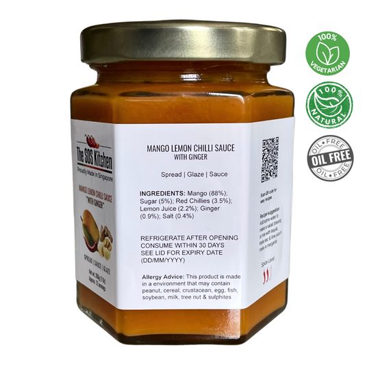 Mango Lemon Chilli Sauce with Ginger